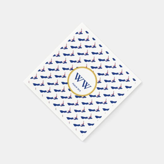 NIEUW-ZEELAND Viering Verjaardag Erfgoedfeest Servet (Hoek)