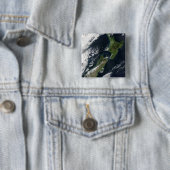 Nieuw-Zeeland Vierkante Button 5,1 Cm (In situ)