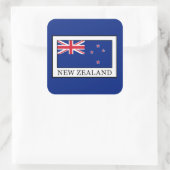 Nieuw-Zeeland Vierkante Sticker (Tas)
