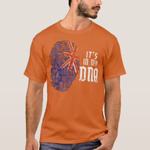 Nieuw-Zeeland Vingerprint Nieuw-Zeeland T-shirt