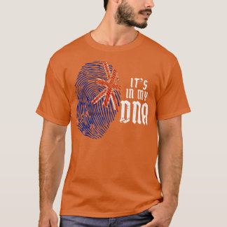 Nieuw-Zeeland Vingerprint Nieuw-Zeeland T-shirt