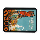 Nieuw-Zeeland vintage reismagneet Magneet (Horizontaal)