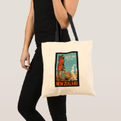Nieuw-Zeeland vintage reizen canvas tassen (Voorkant (product))