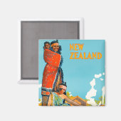 Nieuw-Zeeland — vintonijnreizen Magneet (Voorkant / Achterkant)