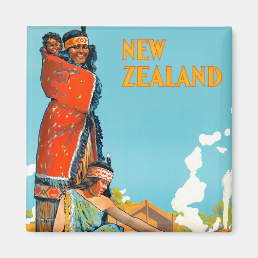 Nieuw-Zeeland — vintonijnreizen Magneet (Voorkant)