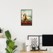 Nieuw-Zeeland — vintonijnreizen Poster (Thuiskantoor)