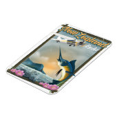 Nieuw-Zeeland Vist reisposter Magneet (Linkerzijde)