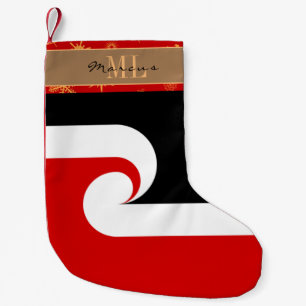 Nieuw-Zeeland Vlag kous, Maori Vlag, Golf / Surf Kleine Kerstsok