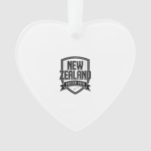 Nieuw-Zeeland Voetbal 2026 Voetbal Vet Land Typogr Ornament