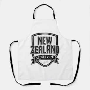 Nieuw-Zeeland Voetbal 2026 Voetbal Vet Land Typogr Schort