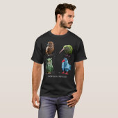 Nieuw Zeeland Vogels T-shirt (Voorkant volledig)
