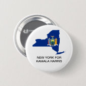 Nieuw-Zeeland voor Kamala Harris 2024 Button (Voorkant /achterkant)