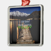 Nieuw-Zeeland, Vrolijk kerstfeest, Metalen Ornament (Links)