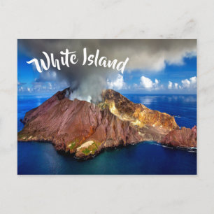 Nieuw-Zeeland White Island Volcano Briefkaart
