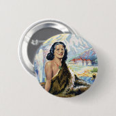 Nieuw-Zeeland: Wonderland van de Stille Oceaan Ronde Button 5,7 Cm (Voorkant /achterkant)