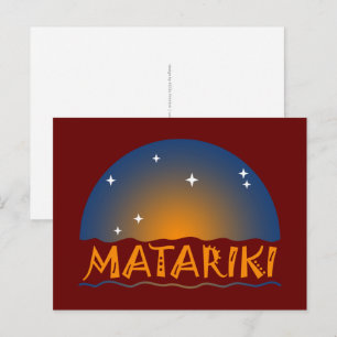 Nieuw-Zeeland Zeven zussen Maori MATARIKI 1b Briefkaart