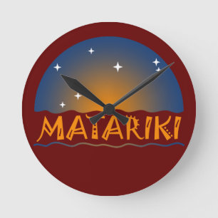 Nieuw-Zeeland Zeven zussen Maori MATARIKI 1b Ronde Klok