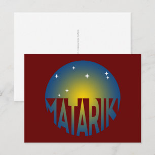 Nieuw-Zeeland Zeven zussen Maori MATARIKI 2a Briefkaart