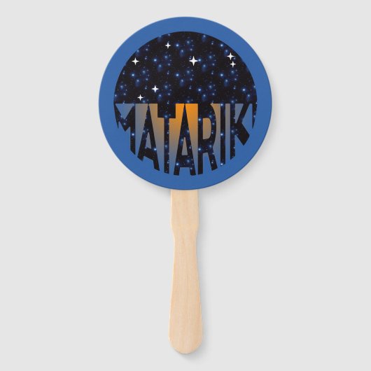 Nieuw-Zeeland Zeven zussen Maori MATARIKI 2c Handwaaier (Voorkant)