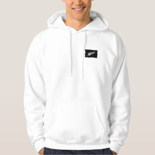 Nieuw-Zeeland Zilveren Varen Patriottische Hoodie
