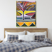 Nieuw-Zeeland Zomer - Ingewikkeld Canvas Art Print (Insitu (Slaapkamer))