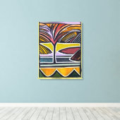 Nieuw-Zeeland Zomer - Ingewikkeld Canvas Art Print (Insitu (Houten vloer))