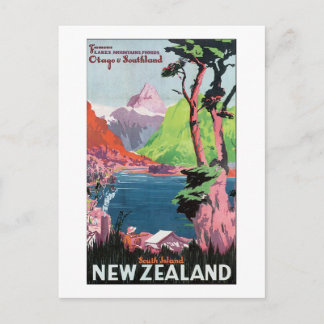 Nieuw-Zeeland Zuid-eiland Briefkaart