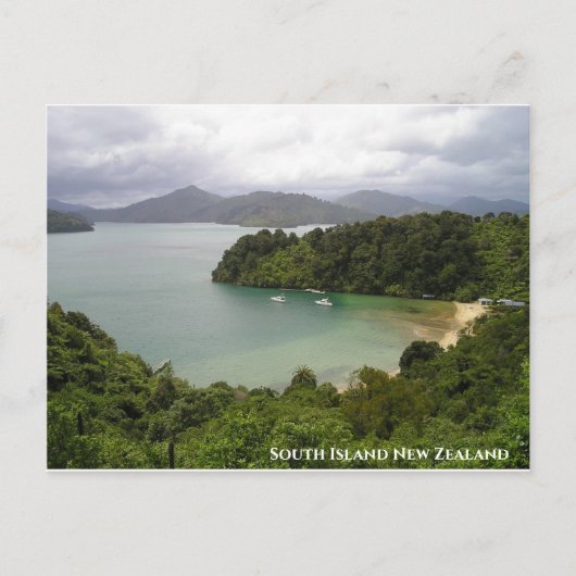 Nieuw-Zeeland Zuid-eiland Briefkaart (Voorkant)