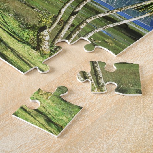 Nieuw-Zeeland, Zuid-eiland, Miter Peak, Legpuzzel (Zijkant)