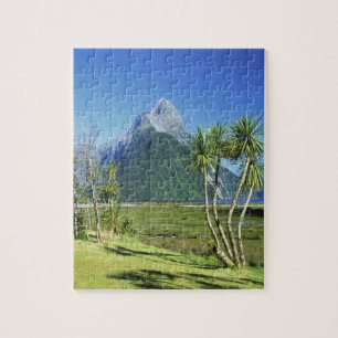 Nieuw-Zeeland, Zuid-eiland, Miter Peak, Legpuzzel