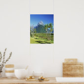 Nieuw-Zeeland, Zuid-eiland, Miter Peak, Poster (Keuken)