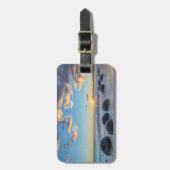 Nieuw-Zeeland, Zuid-eiland, Moeraki Boulders Bagagelabel (Voorkant verticaal)