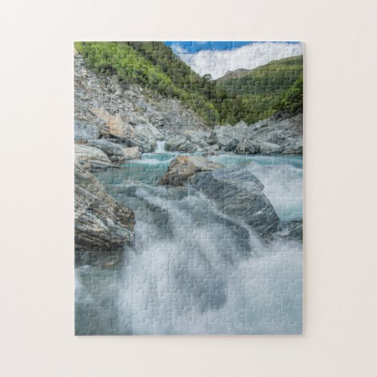 Nieuw-Zeeland, Zuid-eiland, Mt. Aspiring National Legpuzzel (Verticaal)