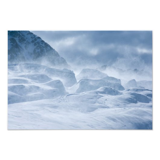Nieuw-Zeeland, Zuidereiland, Arrowsmith Range. Foto Afdruk (Voorkant)