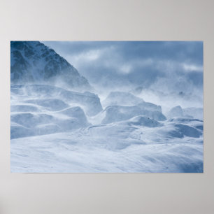 Nieuw-Zeeland, Zuidereiland, Arrowsmith Range. Poster