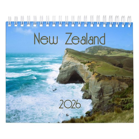 Nieuw-Zeeland Zuidereiland Kalender 2026 (Hoes)