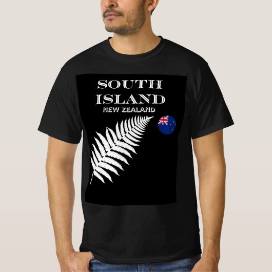Nieuw-Zeeland, Zuidereiland, Kiwiland, Maori Land T-shirt (Voorkant)