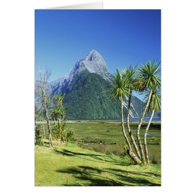 Nieuw-Zeeland, Zuidereiland, Mitre Peak, (Voorkant)