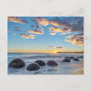 Nieuw-Zeeland, Zuidereiland, Moeraki Boulders Briefkaart