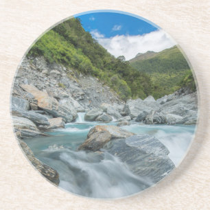 Nieuw-Zeeland, Zuidereiland, Mt. Aspiring Nationaa Zandsteen Onderzetter