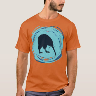 Nieuw-Zeelander Gift Backpacker Kiwi Nederland T-shirt