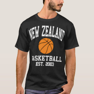 Nieuw-Zeelands basketbal T-shirt