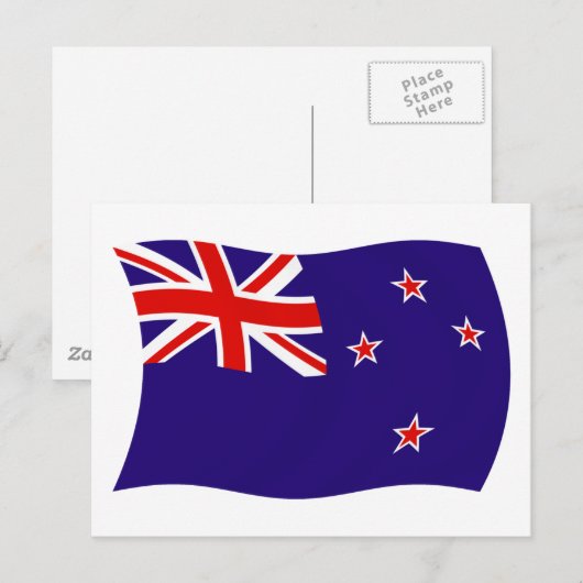 Nieuw-Zeelands Briefkaart (Voorkant / Achterkant)