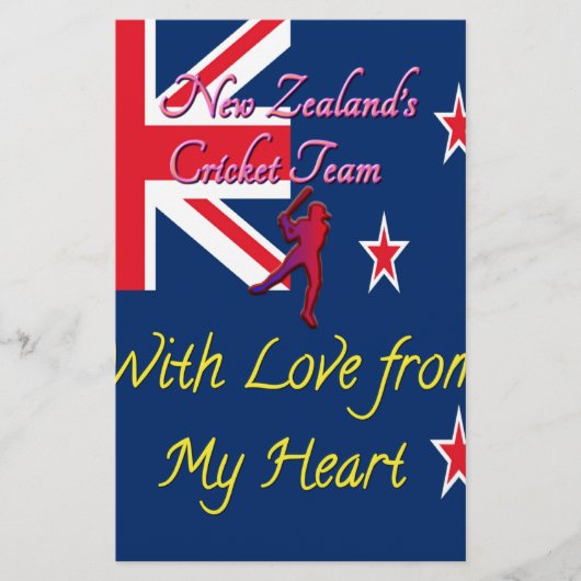 Nieuw-Zeelands cricketteam: liefde uit mijn hart (Voorkant)