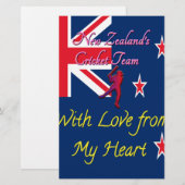 Nieuw-Zeelands cricketteam: liefde uit mijn hart (Voorkant / Achterkant)