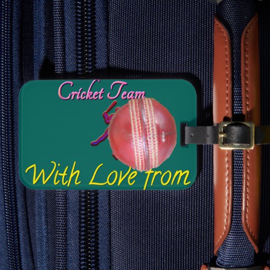 Nieuw-Zeelands cricketteam: liefde uit mijn hart Bagagelabel (Voorkant Insitu 4)