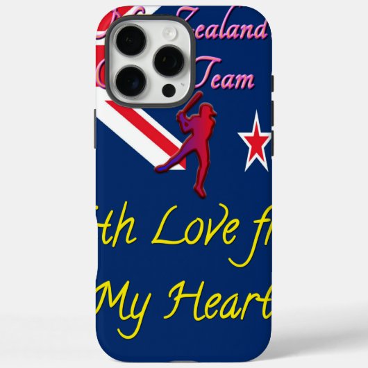 Nieuw-Zeelands cricketteam: liefde uit mijn hart Case-Mate iPhone Case (Achterkant)