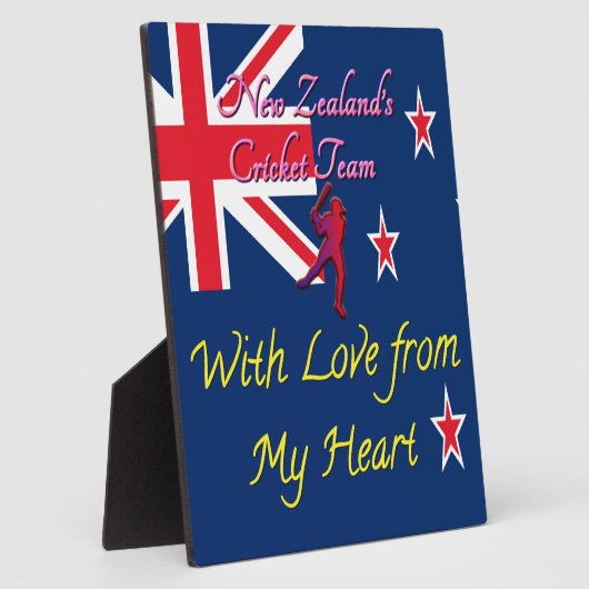 Nieuw-Zeelands cricketteam: liefde uit mijn hart Fotoplaat (Zijkant)