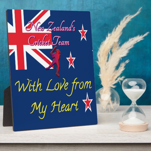 Nieuw-Zeelands cricketteam: liefde uit mijn hart Fotoplaat (Zijkant)