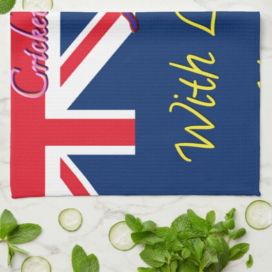 Nieuw-Zeelands cricketteam: liefde uit mijn hart Theedoek (Gevouwen)